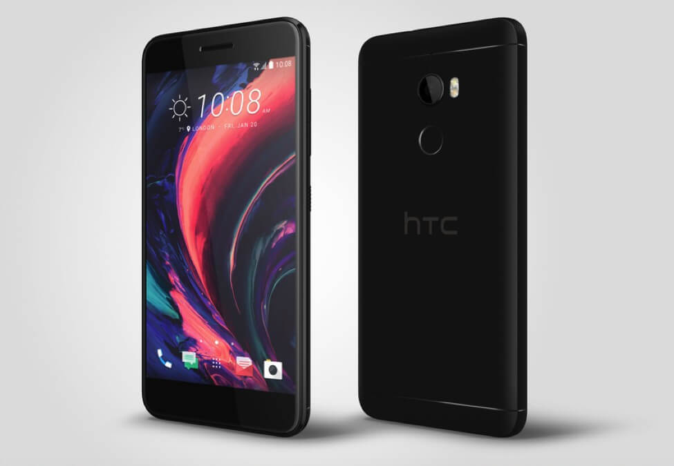 Celular HTC One X10 na cor preta