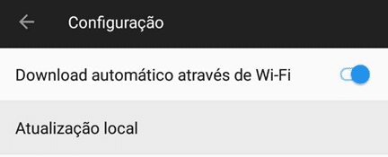 Atualização local OxygenOS