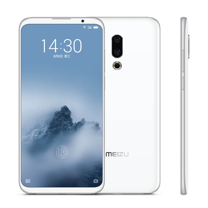 Meizu 16 Plus na cor branca