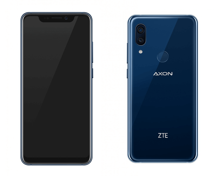 ZTE Axon 9 Pro na cor azul