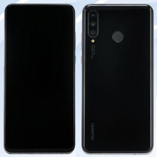 Imagem de homologação do Huawei P30 Lite 