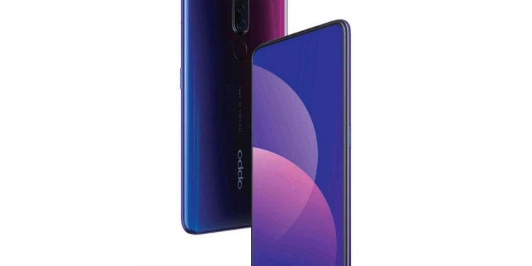 Oppo F11 Pro renderizado