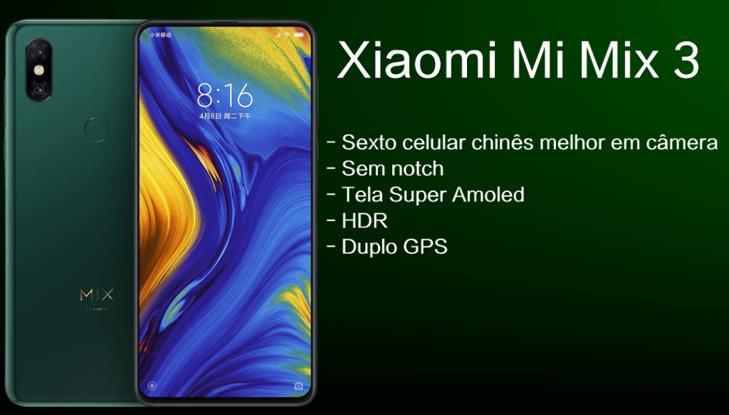 Ficha técnica do Xiaomi Mi Mix 3