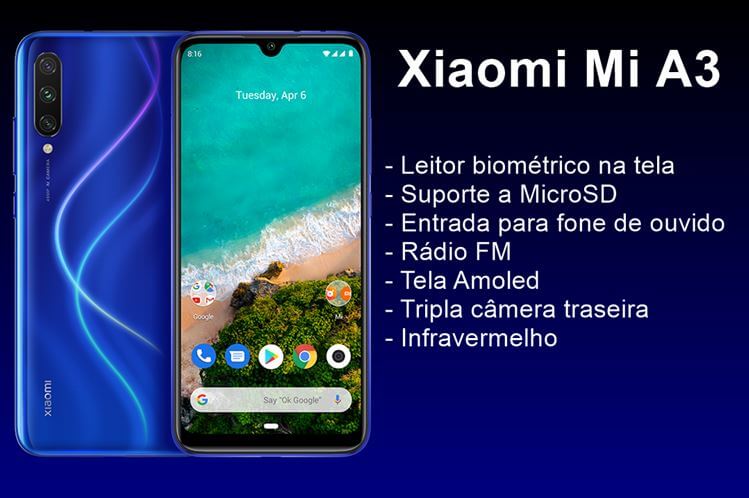 Ficha técnica do Xiaomi Mi A3